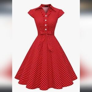 Wedtrend 1950's Retro Rockabilly Dress - Size S (US 2)